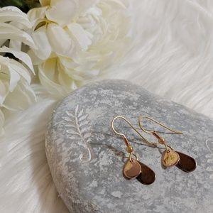 Gold Teardrop Earrings